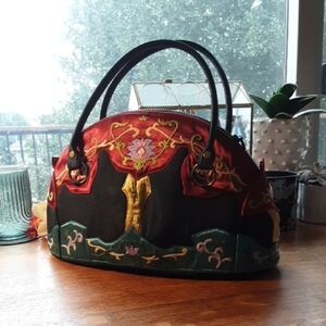 Silk Embroidered Bag